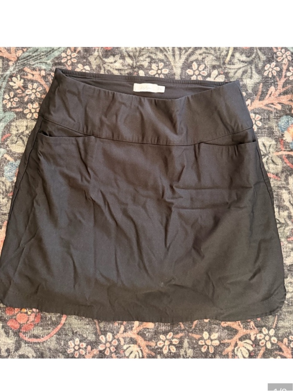 Lady Hagen Black Mini Skort with Hidden Shorts